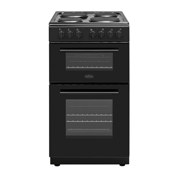 Belling 50CM Freestanding Electric Double Oven Black | BFSE51DOBK