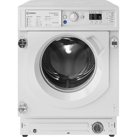 Indesit Push&Go 8kg Integrated Washer Dryer | BIWDIL861485 UK