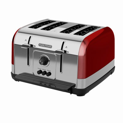 Morphy Richards  Venture 4 Slice Toaster Red | 240133