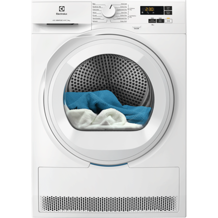 Electrolux 600 GentleCare 8kg Heat Pump Dryer | EDHI618WD