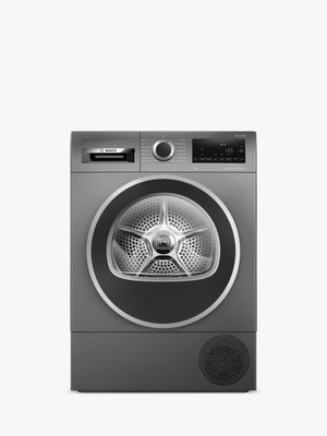 Bosch  Series 6 Heat Pump Tumble Dryer, 9kg Load, Graphite | WQG245R9GB