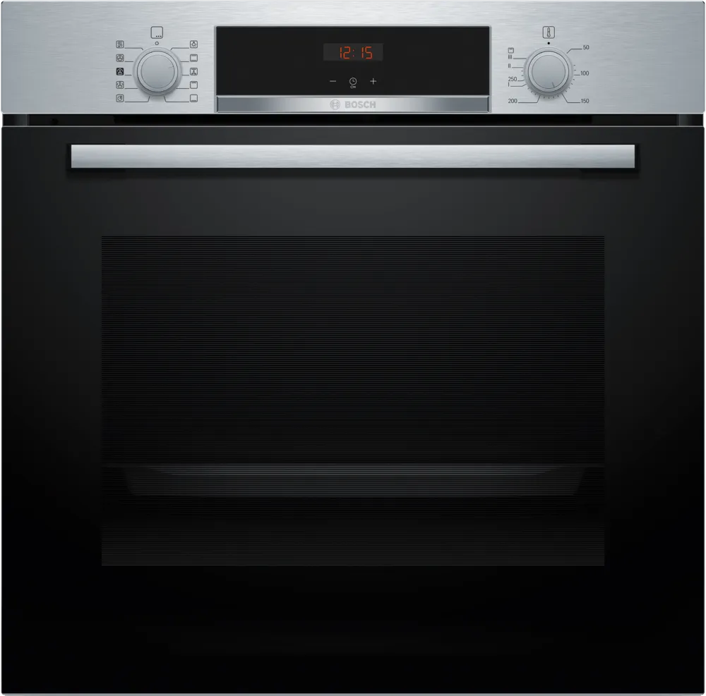 Bosch Series 4 Built-in Oven with Added Steam Function 60 cm Stainless Steel | HQA534BS3B