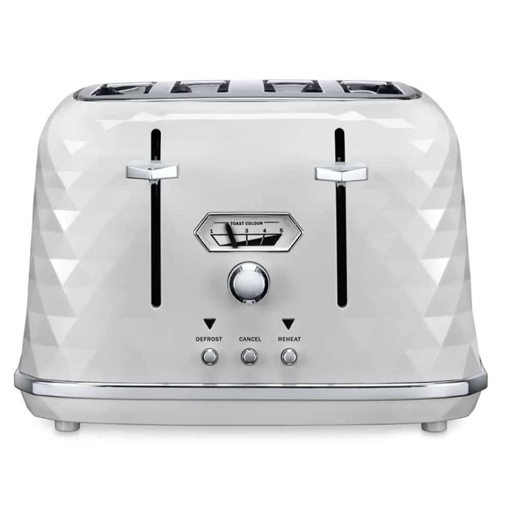 DeLonghi Simbolo 4 Slice Toaster White | CTJX4003.W