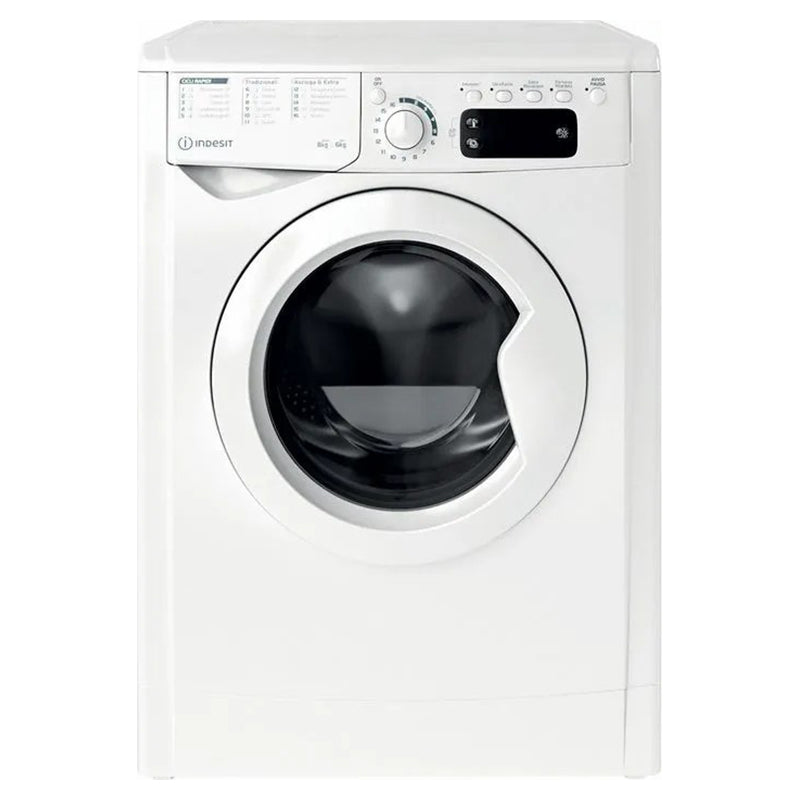 Indesit 8/6KG 1351 Spin Freestanding Washer Dryer - White | EWDE861483WUK