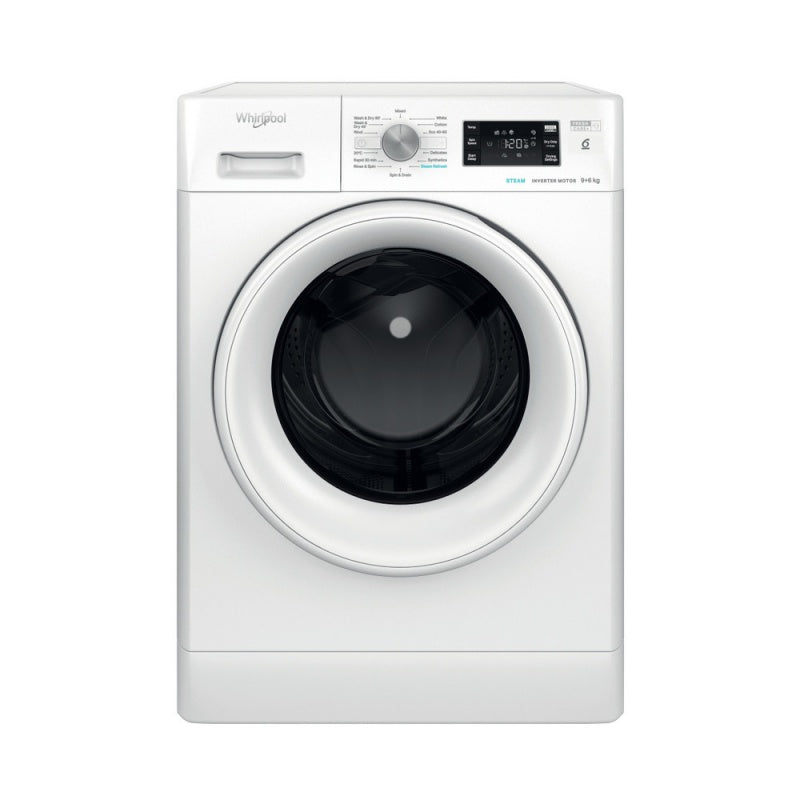 Whirlpool Washer Dryer Freshcare+ 9KG Wash 6KG Dry | FFWDB964489WVUK