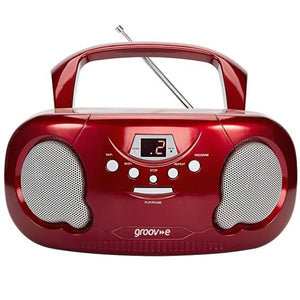 Groov-e Portable CD & Radio | Red | GV-PS733-RD