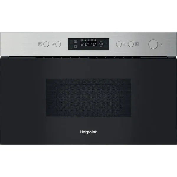 Hotpoint Class 3 Built In Microwave and Grill Stainless Steel | HPMK12CXUK