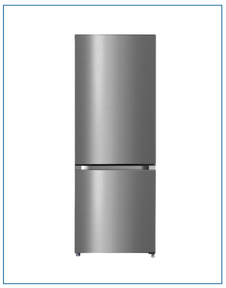 Powerpoint P65514MSFX, 144 X 54CM, Fridge Freezer, Inox