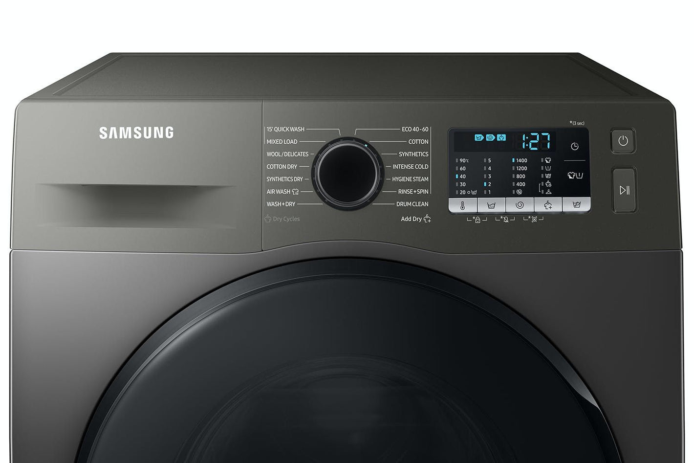 Samsung Series 5 ecobubble Washer Dryer 8kg / 5kg 1400rpm | WD80TAO46BX/EU