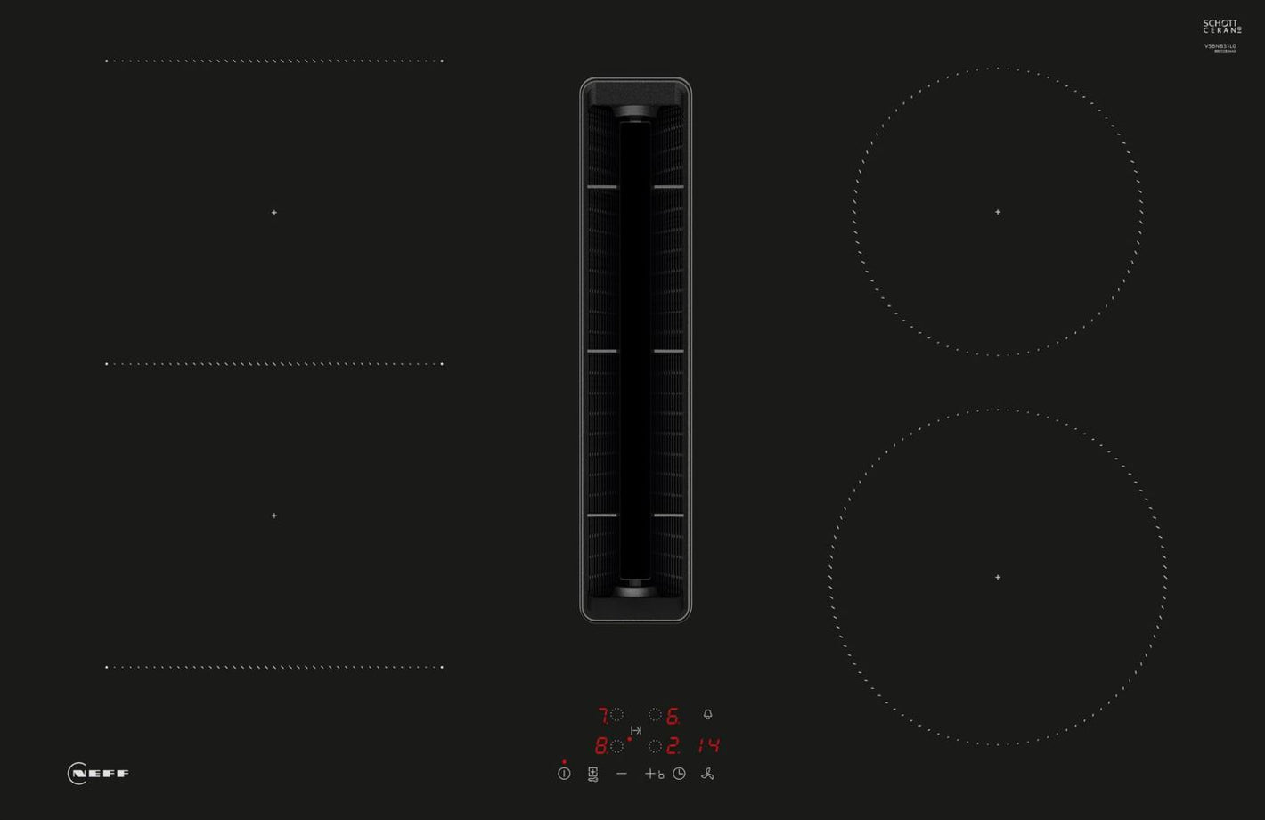 Neff N50 Induction Hob with Ventilation | V58NBS1L0