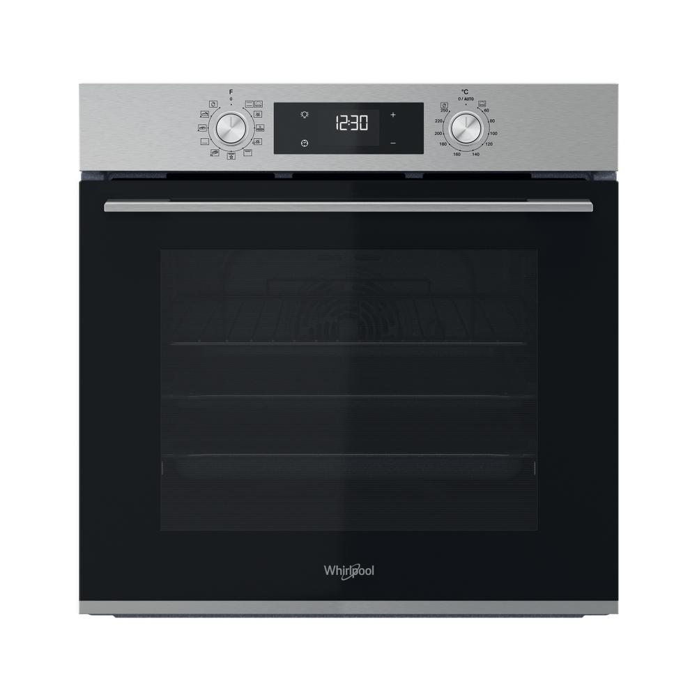 Whirlpool Built In Electric Oven: Inox Colour, Self Cleaning | OMK58HU1X