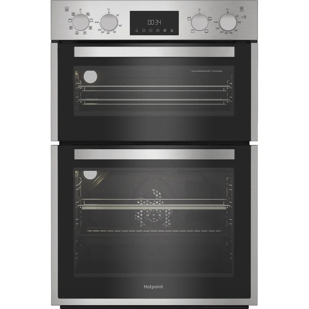 Hotpoint Built In Electric Multifunction Double Oven Stainless Steel | DIH 82D IX
