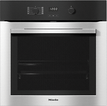 Miele H 2760 BP Oven attractive stainless steel design with FlexiClip runners & pyrolytic cleaning H2760BP