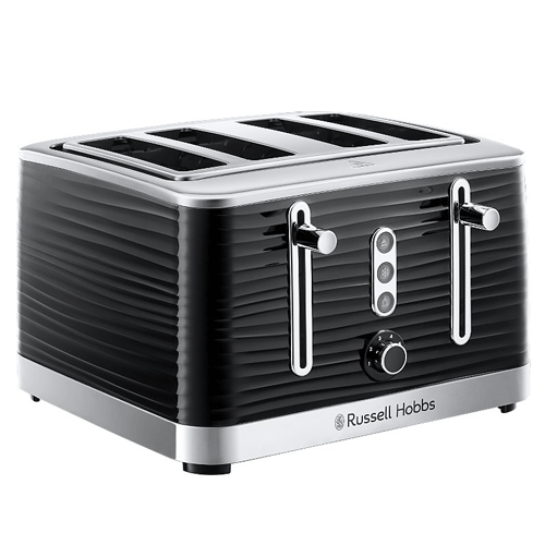 24383, Russell Hobbs Toaster, 4 Slices, Grey