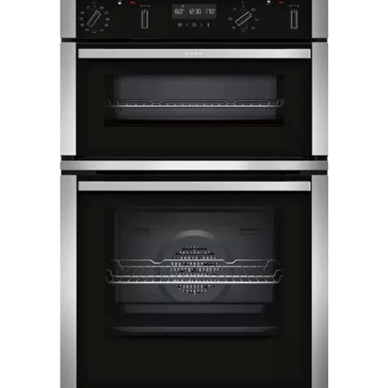 Neff N 50 Built In Electric Double Oven Stainless Steel U2ACM7HH0B