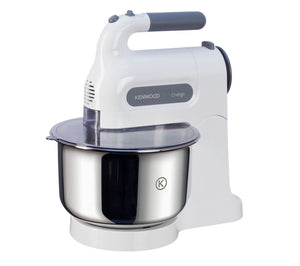 KENWOOD Chefette Hand Mixer with Bowl - White & Grey | HM680