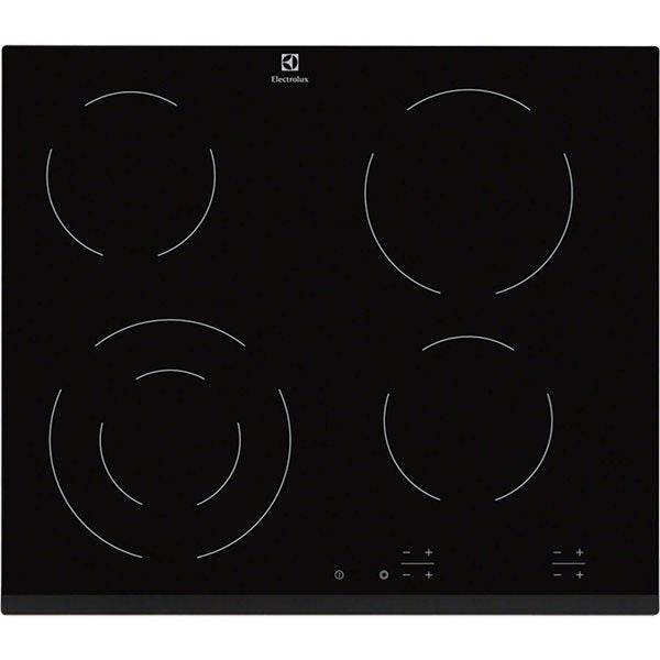 Electrolux 60cm 4 Zone Ceramic Touch Hob | EHF6241FOK