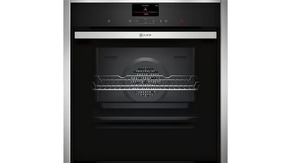 NEFF Slide and Hide Single Electric Oven – Stainless Steel SKU: B57CS24HOB