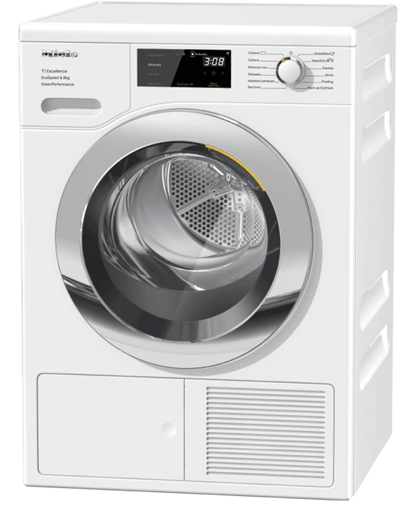 Miele EcoSpeed 8kg Heat Pump Tumble Dryer | TEF765WP