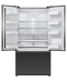Fisher Paykel  Freestanding French Door Refrigerator Freezer, Ice & Water -MATTE BLACK  |RF540AZUB6