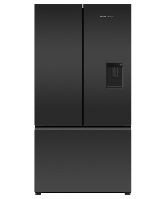 Fisher Paykel  Freestanding French Door Refrigerator Freezer, Ice & Water -MATTE BLACK *Display only |RF540AZUB5
