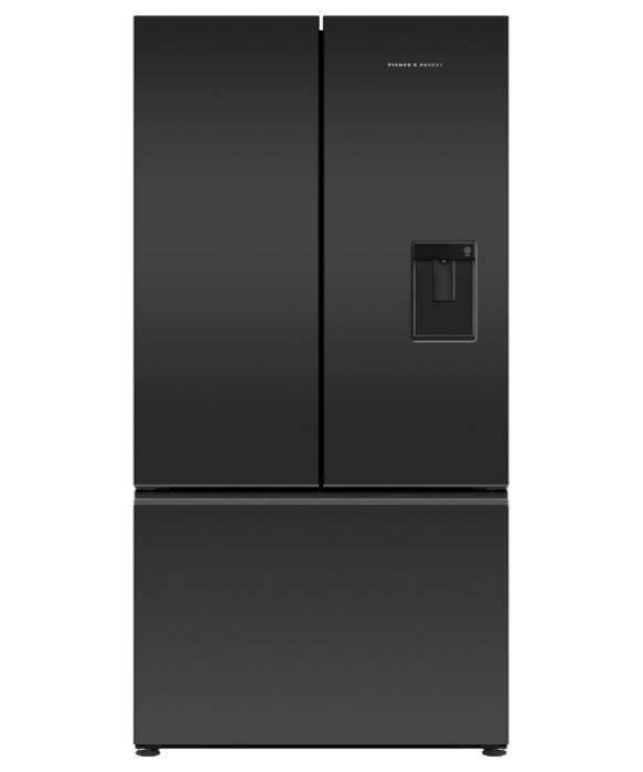 Fisher Paykel  Freestanding French Door Refrigerator Freezer, Ice & Water -MATTE BLACK |RF540AZUB6