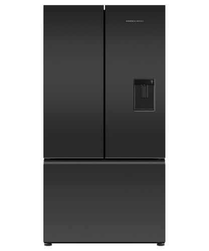 Fisher Paykel  Freestanding French Door Refrigerator Freezer, Ice & Water -MATTE BLACK  |RF540AZUB6