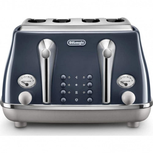 Delonghi Icona 4-Slice Toaster Blue - CTOC4003.BL