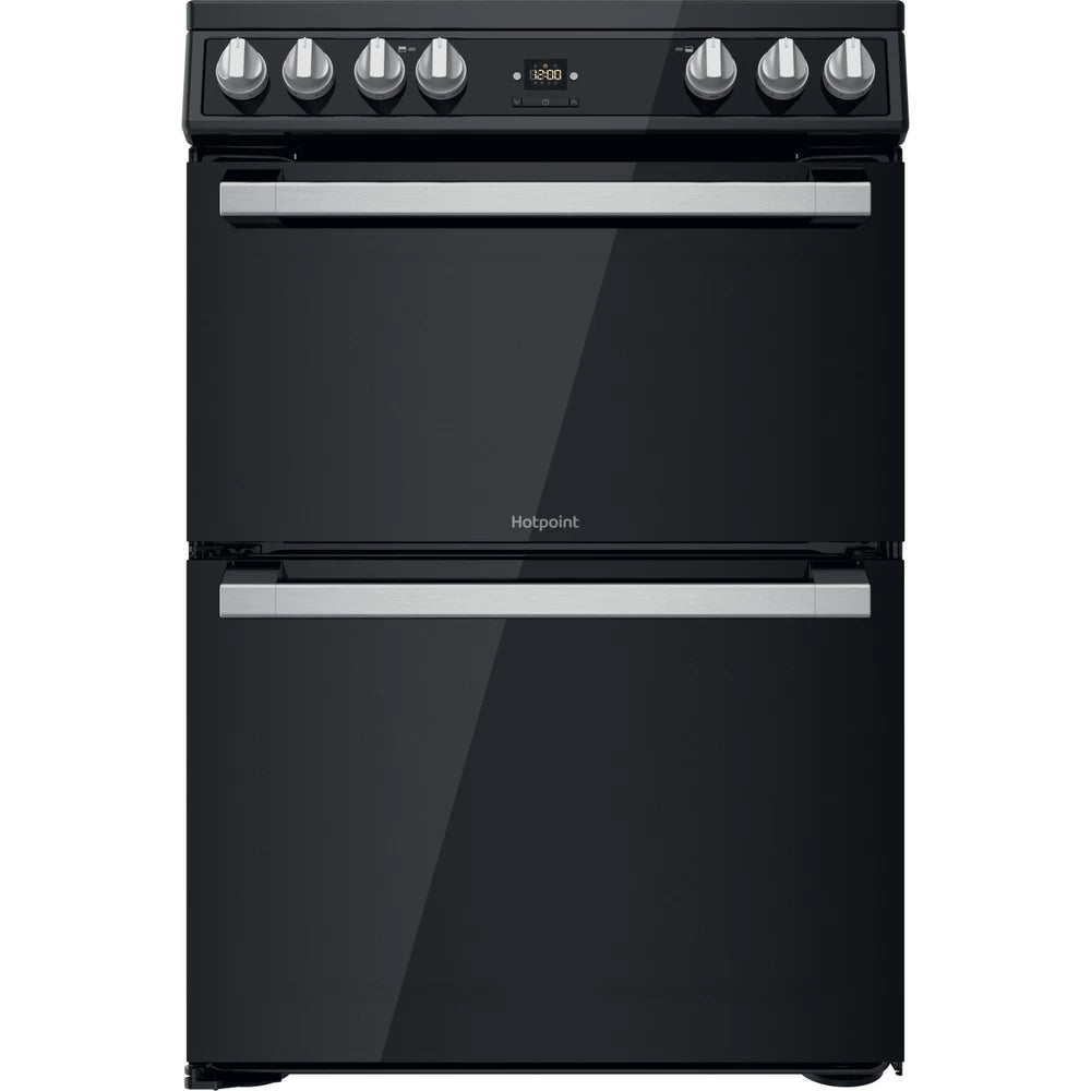 HOTPOINT ELECTRIC FREESTANDING DOUBLE OVEN 60CM.. | HDT67V9H2CBUK