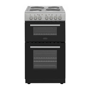Belling 50CM Freestanding Electric Double Oven Silver | BFSE51DOSIL