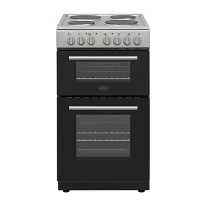 Belling 50CM Freestanding Electric Double Oven Silver | BFSE51DOSIL