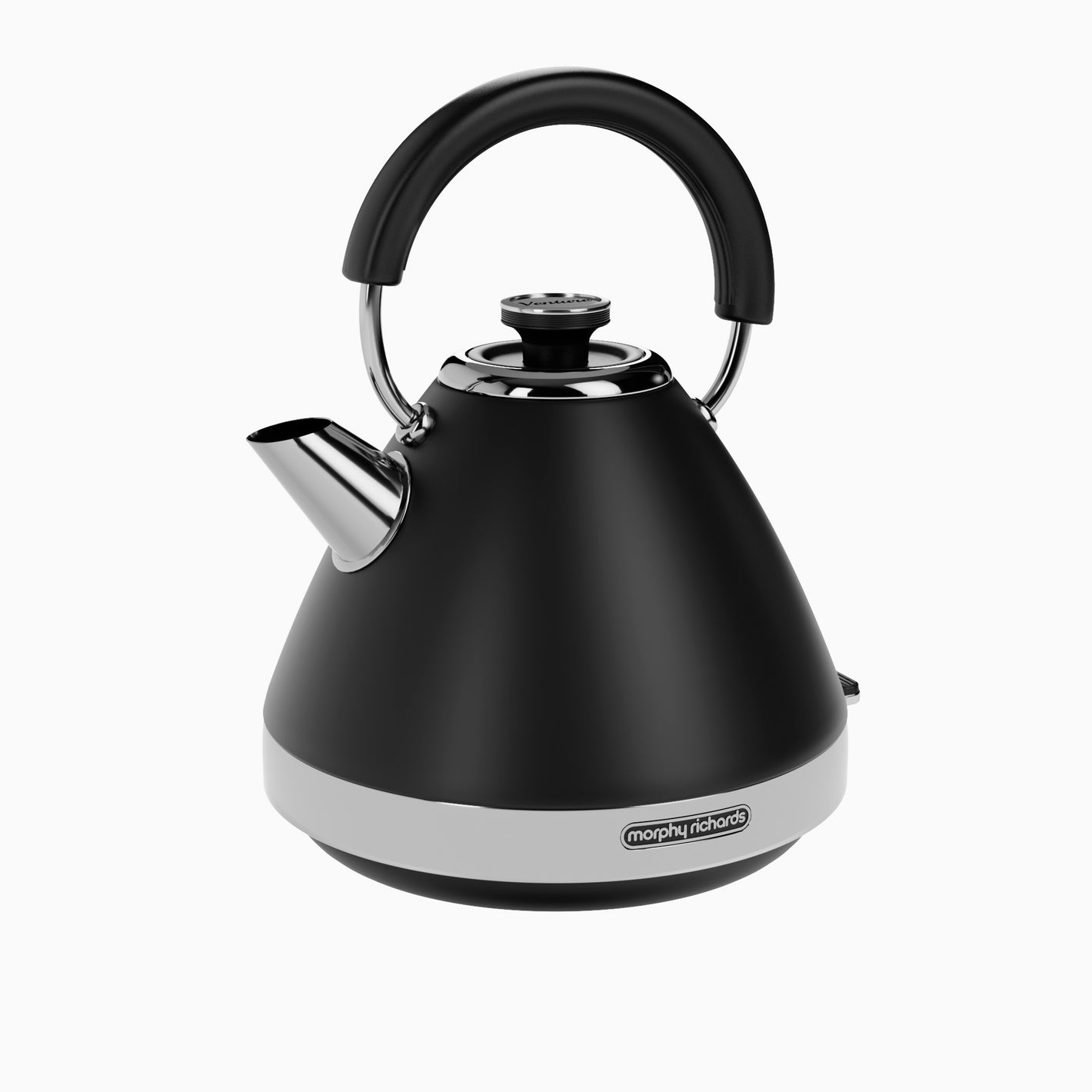 Morphy Richards 1.5L 3000W Venture Pyramid Kettle Black | 100131