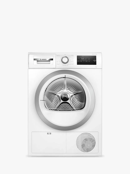 Bosch  Series 4  Freestanding Condenser Tumble Dryer, 8kg Load, White |WTN83203GB