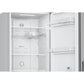 Bosch  Series 2 Freestanding 50/50 Fridge Freezer, Steel Look | KGN27NLEAG