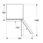 Bosch  Series 2 Freestanding 50/50 Fridge Freezer, Steel Look | KGN27NLEAG
