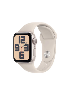 Apple Watch SE (2023) GPS, 40mm, Sport Band, Medium-Large, Starlight | MR9V3Q/A