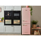 CDA 330 Litre 60/40 Retro Freestanding Fridge Freezer | Florence Tea Rose