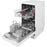 Hotpoint HSFE 1B19 UK Freestanding Slimline Dishwasher