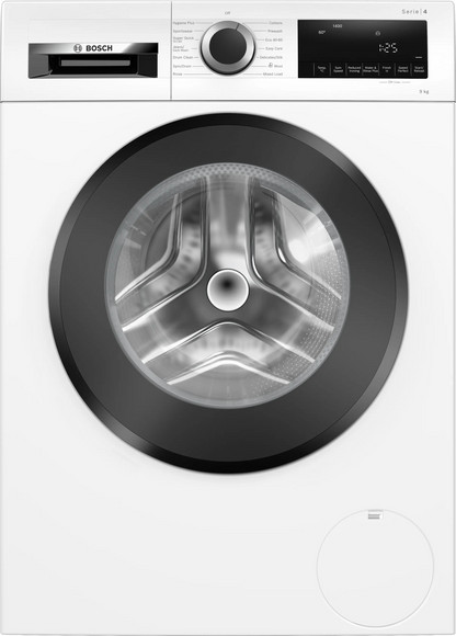 Bosch Series 4 Freestanding 9kg Washing Machine White 5 yr Parts & Labour | WGG04409GB