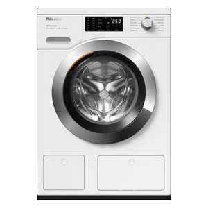 Miele PowerWash and Twin Dos washing machine, 9kg, Chrome Edition Door | WEG885 WCS