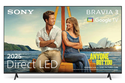 Sony 75" BRAVIA 3 Direct LED TV (2025) | K75S38B.UKA