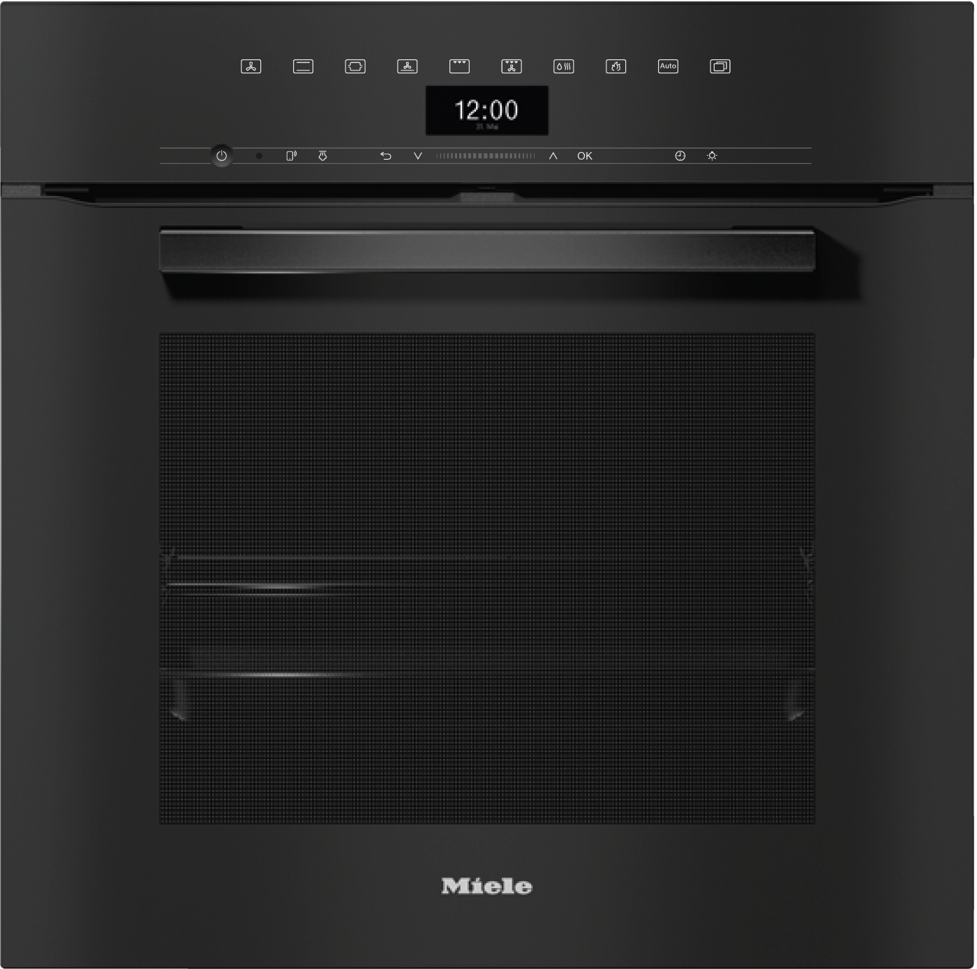 Miele VitroLine Oven Obsidian Black | H7464BP
