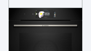 Bosch Series 8 Built-In Single Oven with Digital Control Ring Black  | HBG7784B1