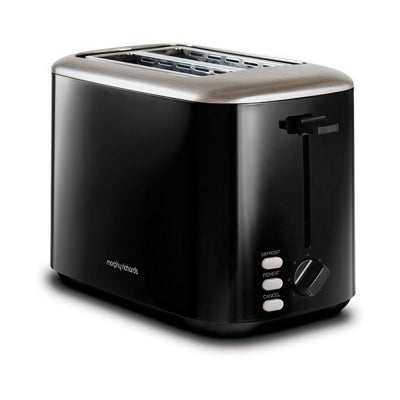 Morphy Richards 222064 Equip Black 2 Slice Toaster