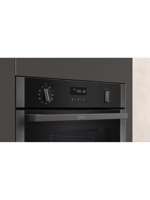 Neff  N50 Slide and Hide  Built Under Electric Self Cleaning Single Oven, Graphite Grey |B6ACH7HG0B