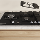Bosch Series 6 Gas Hob 5 Burner Black | PPM9A6I40