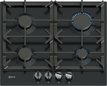 Neff N 70 Gas Hob 60 cm Enamel Black | T26CIP8S0