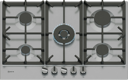 Neff N70 75cm Gas Hob Stainless Steel | T27CIQ8N0
