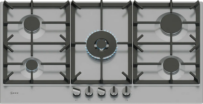Neff N70 90cm Gas Hob Stainless Steel | T29CIR8N0