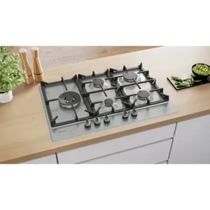 Neff N70 75cm 5 Burner Gas Hob Stainless Steel | T27CIS8N0
